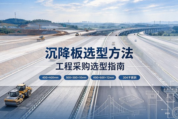 延寿沉降板选择方法