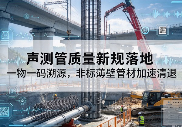 延寿声测管质量新规落地，一物一码溯源，非标薄壁管材加速清退