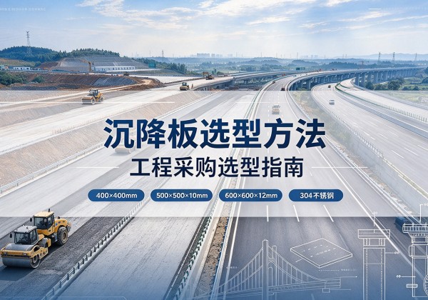 延寿沉降板选择方法